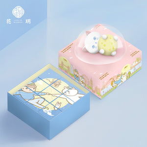 "Lune de Blossom" x "Maid's diary" Joint Series - Mooncake Gift Box (Caramel Coffee, Classic Custard, Melon Cheese) and Travel Set